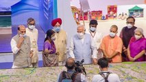 PM Modi visits urban development expo in Lucknow