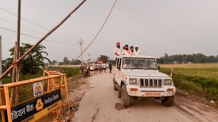 Ahead of Lakhimpur violence, protesters gheraoed BJP leader's car