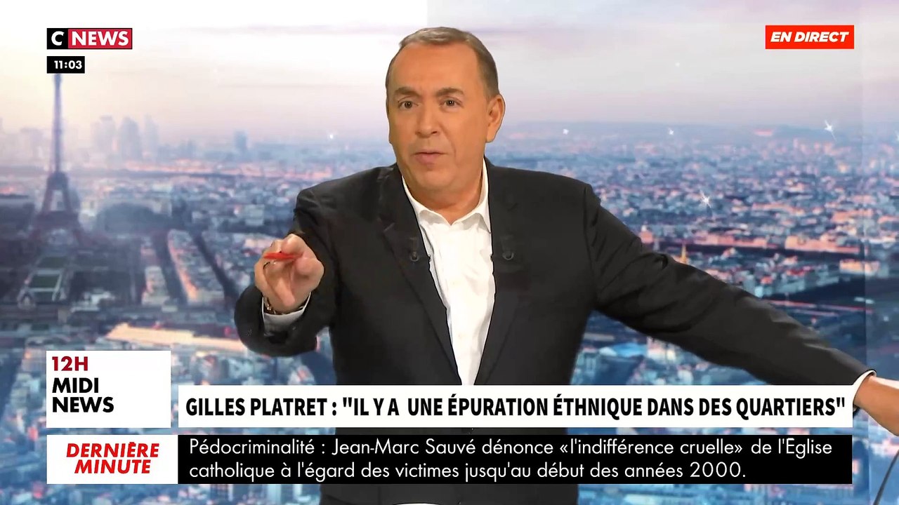 Gilles Platret, vice-président des Républicains, provoque une polémique dans "Morandini Live" en affirmant; "Il y a une épuration ethnique dans certains quartiers contre les natifs" - VIDEO