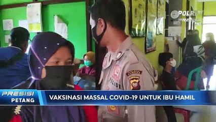 Polsek Sajad Gelar Vaksinasi kepada 140 Ibu Hamil