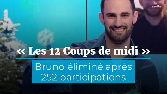 « Les 12 Coups de midi » : Bruno éliminé après 252 participations