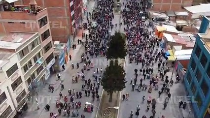 Imágenes aéreas del conflicto por Adepcoca
