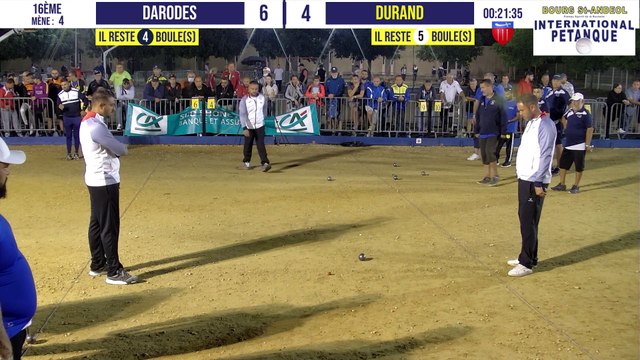 16e DARODES vs DURAND : Supranational à pétanque de Bourg-Saint-Andéol - 25 septembre 2021