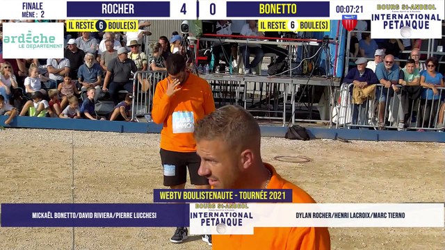 Finale ROCHER vs BONETTO : Supranational à pétanque de Bourg-Saint-Andéol - 26 septembre 2021