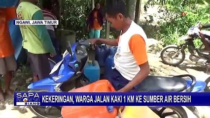 Perjuangan Warga Jalan Kaki 1 Km untuk Dapatkan Air Bersih