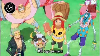 [One Piece] Momen Lucu Kru Mugiwara Saat Sedang Pesta Makan!!