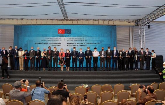 GAZİANTEP'TE 'MEKANİK BİYOLOJİK AYRIŞTIRMA TESİSİ' TÖRENLE AÇILDI