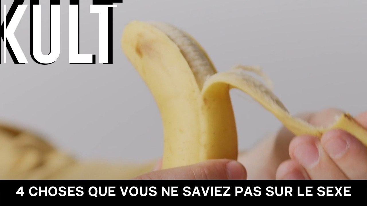 4 choses que vous ne saviez pas sur le sexe.