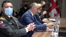 Milli Savunma Bakanı Akar, Gürcistan Savunma Bakanı Burchuladze ile bir araya geldi