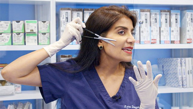 Every major tool a plastic surgeon uses in an operating room