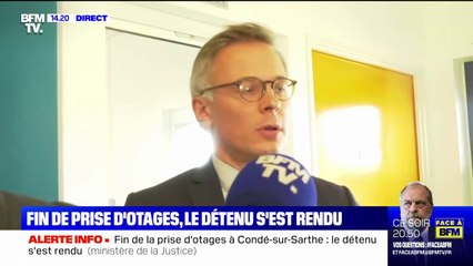 Prise d'otage de Condé-sur-Sarthe: François Coudert, procureur de la République d'Alençon précise que "l'individu a accepté volontairement de se rendre" (BFMTV)
