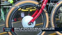 Sepeda biasa jadi sepeda listrik? Di bengkel ini bisa!