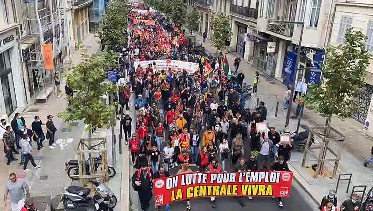 Manifestation : Marseille est dans la rue pour le 5 octobre