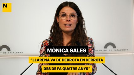 Mònica Sales: "Llarena va de derrota en derrota des de fa quatre anys"