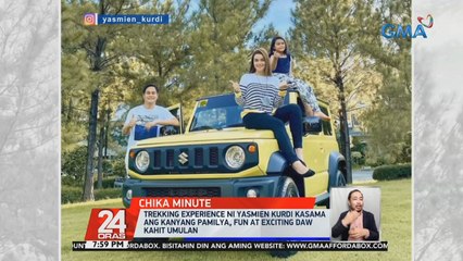 Trekking experience ni Yasmien Kurdi kasama ang kanyang pamilya, fun at exciting daw kahit umulan | 24 Oras