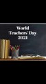 | Happy World Teacher's Day | Dedicated to all teachers in the world |  @Competition_Official