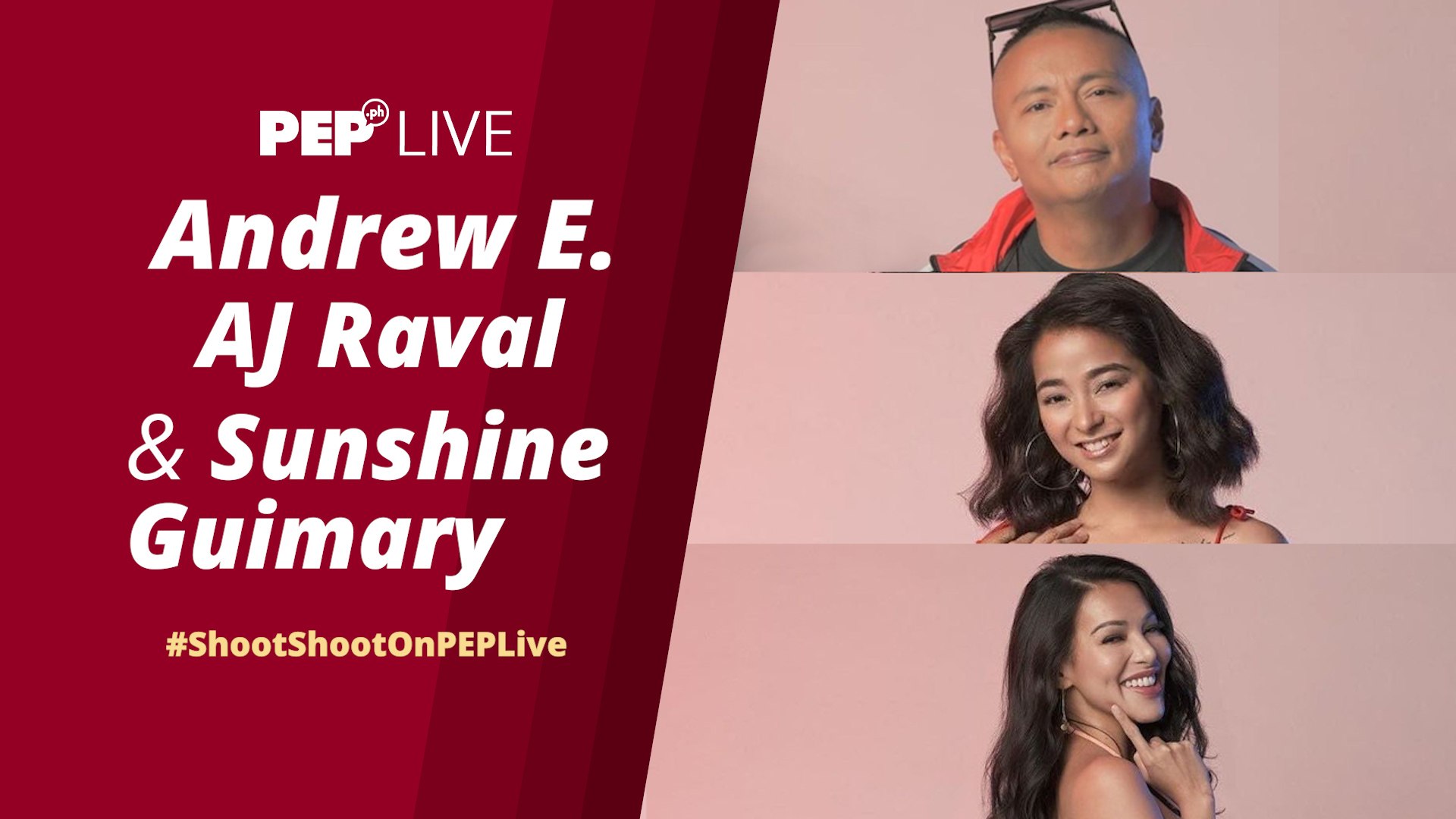 WATCH: Andrew E., AJ Raval & Sunshine Guimary on PEP Live!