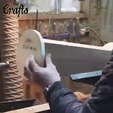Woodworking and wood turning bench Large Extremely Dangerous Giant Woodturning Skills Working