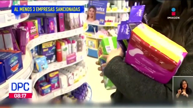 Multan a empresas por acordar alza en precio de pañales y toallas sanitarias