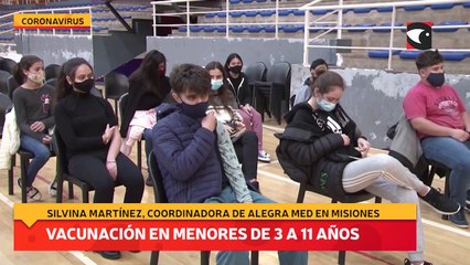 Vacunación en menores de 3 a 11 años