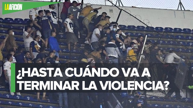 América vs Pumas: El Estadio Azteca se convirtió en un campo de batalla de aficionados