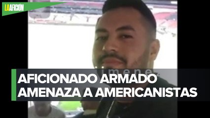 Aficionado metió pistola al Azteca para "matar americanistas"