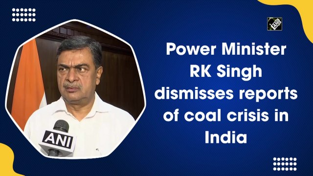 Power Minister R K Singh dismisses reports of coal crisis in India 