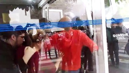 Actuación de la Guardia Civil el 1-O en Sant Andreu de la Barca