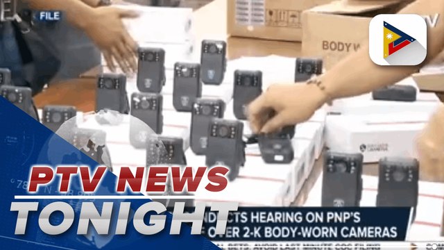 Senate conducts hearing on PNP's procurement of over 2-K body-worn cameras