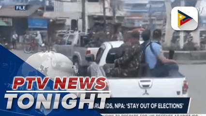 PRRD to political warlords, NPA: 'Stay out of elections'  #PTVElectionTV