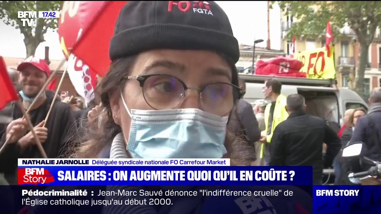 Pouvoir d'achat: cette déléguée syndicale FO appelle "les patrons à penser à leur base"