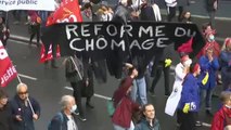 Los trabajadores franceses protestan por el coste de la vida y las reformas del Gobierno