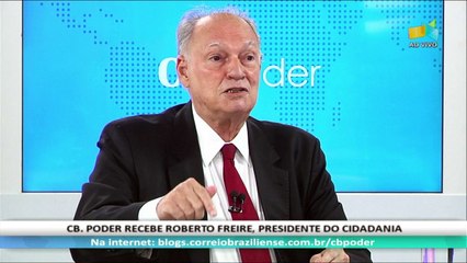 CB.PODER: Deputado Roberto Freire, presidente do Cidadania - 05/10