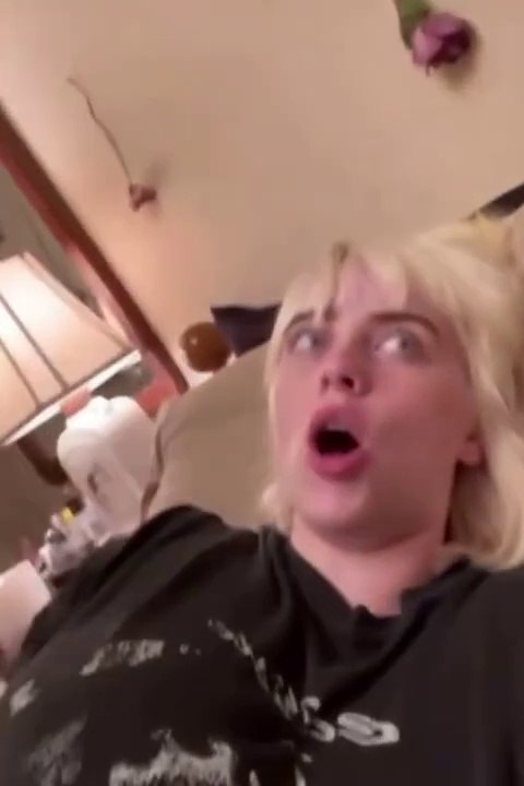 billie eilish talking about her big booobs