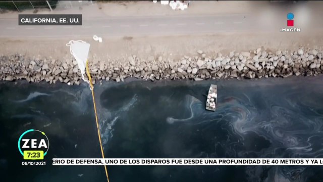 Derrame petrolero en California es calificado como una catástrofe medioambiental
