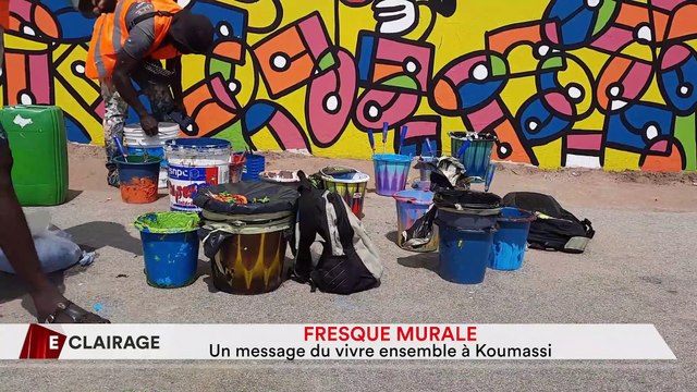 Eclairage | Fresque murale, un message de fraternité à Koumassi