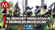 CJNG se deslinda de emboscada a elementos de la SEDENA en Michoacán