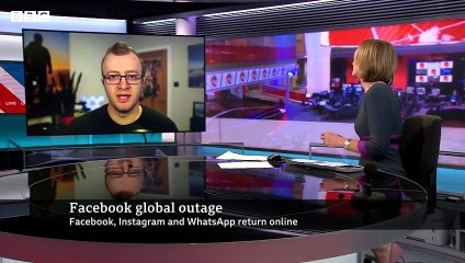 Facebook, WhatsApp and Instagram back after outage - BBC News