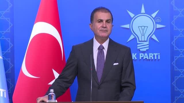 AK Parti Sözcüsü Çelik, MKYK toplantısına ilişkin açıklamalarda bulundu: (1)