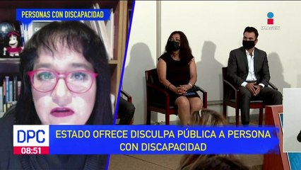 ¡Histórico! Estado ofrece disculpa pública a persona con discapacidad