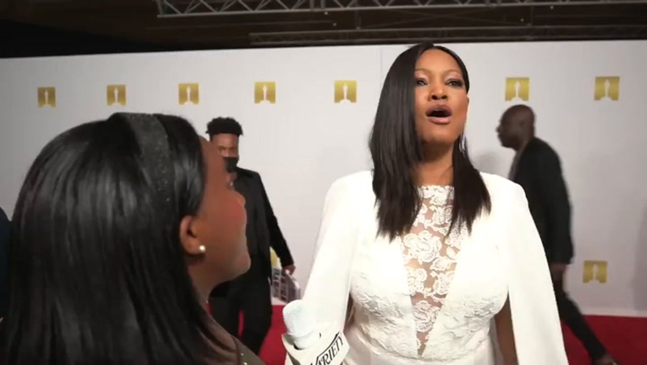Garcelle Beauvais at the Academy Museum Premiere Party