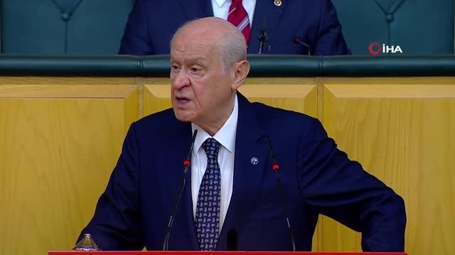 MHP Lideri Bahçeli: Türkiye'de Kürt sorunu yoktur. Kürt kardeşlerimi sorun olarak gören CHP vardır, İP vardır, HDP vardır