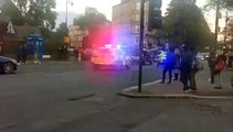 Police 'motorcade' in Glasgow