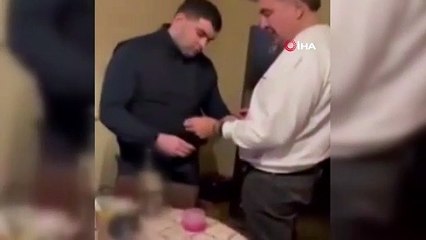 Eski Cumhurbaşkanı Saakaşvili’nin gözaltına alınmıştı: O anlara ilişkin görüntüler ortaya çıktı