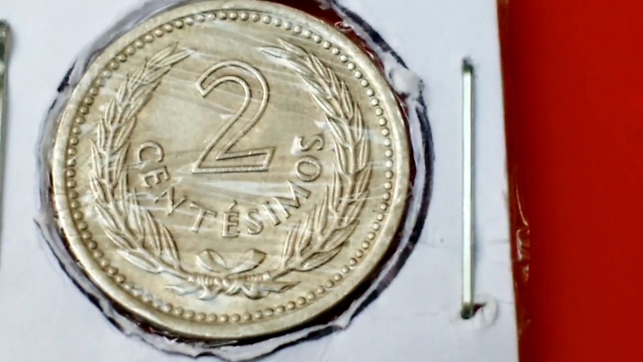 2 CENTÉSIMOS DO URUGUAI 1953
