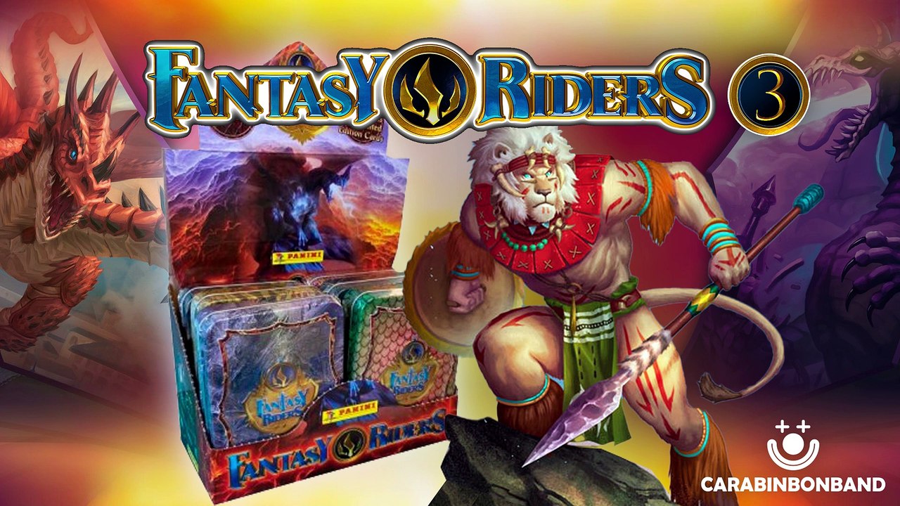 PANINI METAL BOX FANTASY RIDERS 3 - MINI CAJA METÁLICA DE CROMOS - By CARA BIN BON BAND