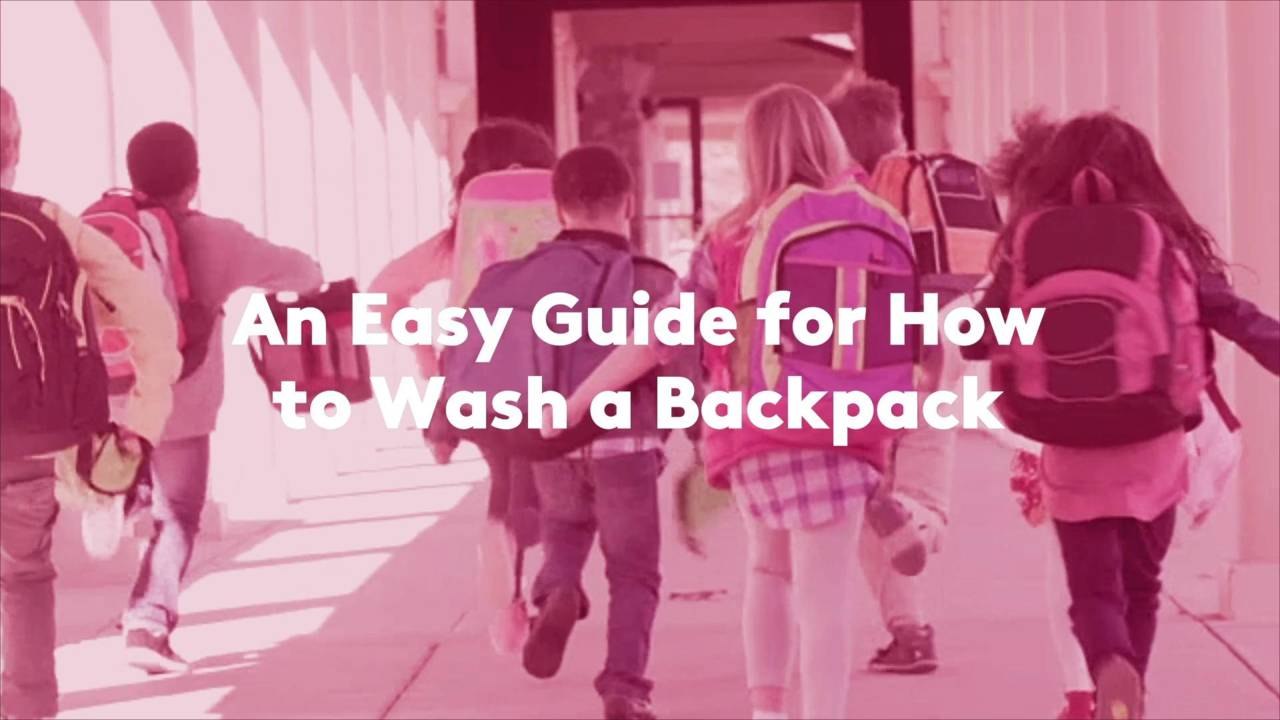 An Easy Guide for How to Wash a Backpack video Dailymotion