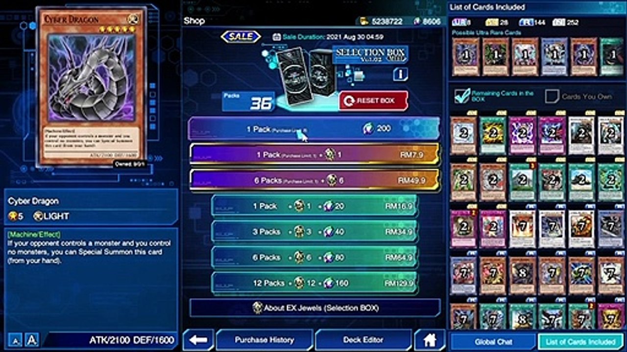 YuGiOh Duel Links - Mini Selection Box Vol2 Unbox!!! I get Ultra Rare Card!