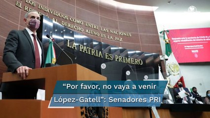 PRI pide a López-Gatell que no asista al Senado a recibir la Medalla Belisario Domínguez