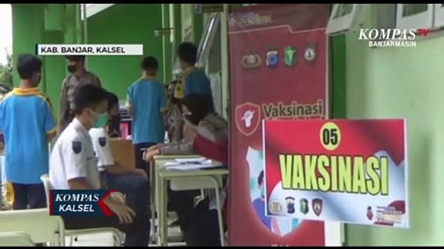 Disdik Banjar Terkendala Stok Vaksin Minim, Baru 3 Sekolah Laksanakan Vaksinasi
